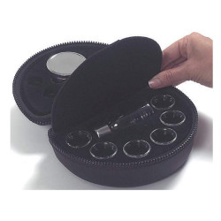 Portable Communion Set - Zippered case , kidney-shape